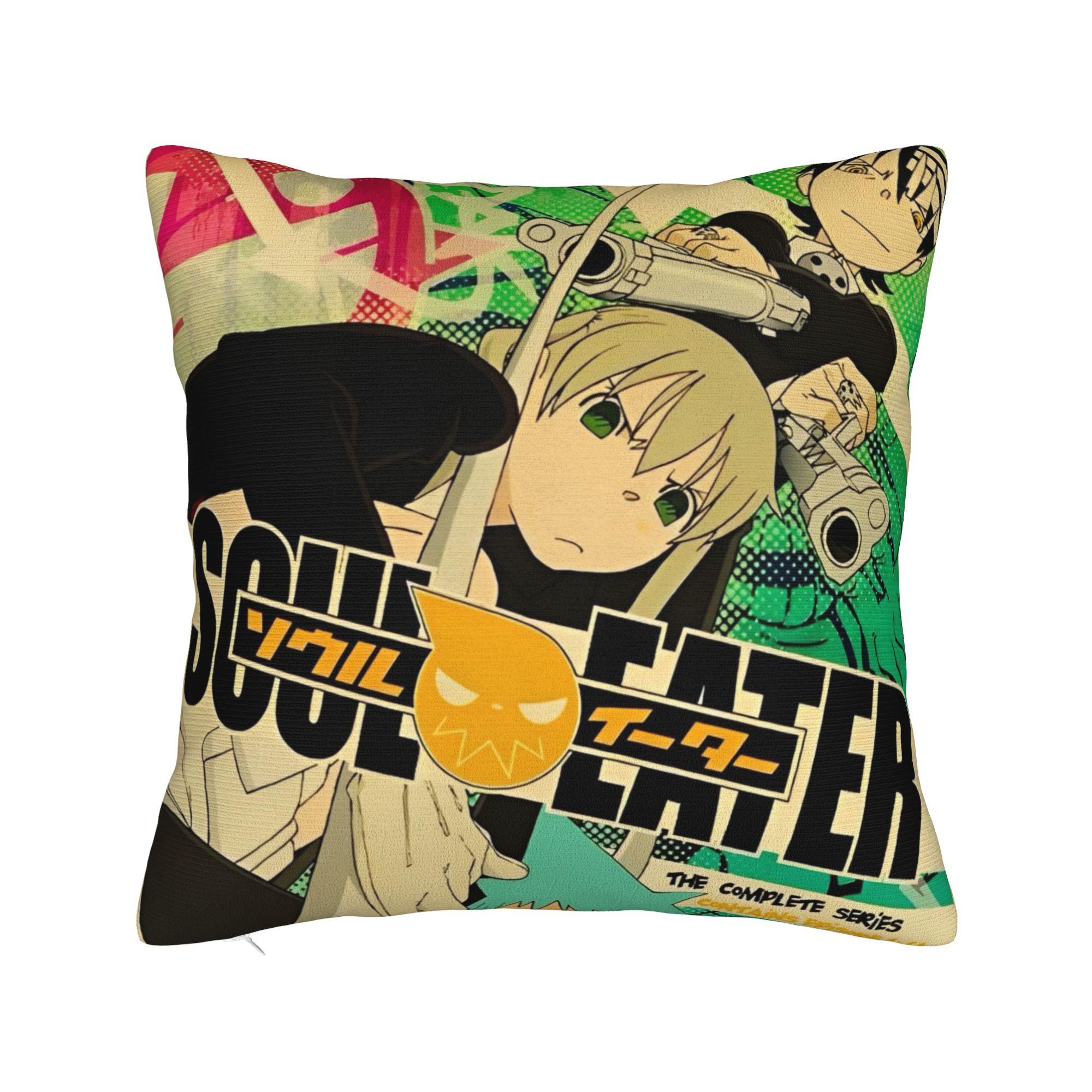 

Decorative Pillowcase soul eater comics anime Stuff Living Room Throw Pillow Case Cover Square Style Multi Size 12x12Inch