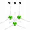 Rosfix SideBrush Set 3x – Szczotki Boczne Do iRobot Roomba I3 I5 I7 J7 J9 E5 Combo | 3 Szt. | TPR + Nylon | Biało-Zielone