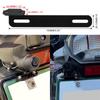 Kompatibel mit Proto Daytona und Sanko Dashcam-Halterungen mit Kennzeichenhaltern für alle Motoren einschließlich Mopeds und groß Stahlkompatibel mit hinten