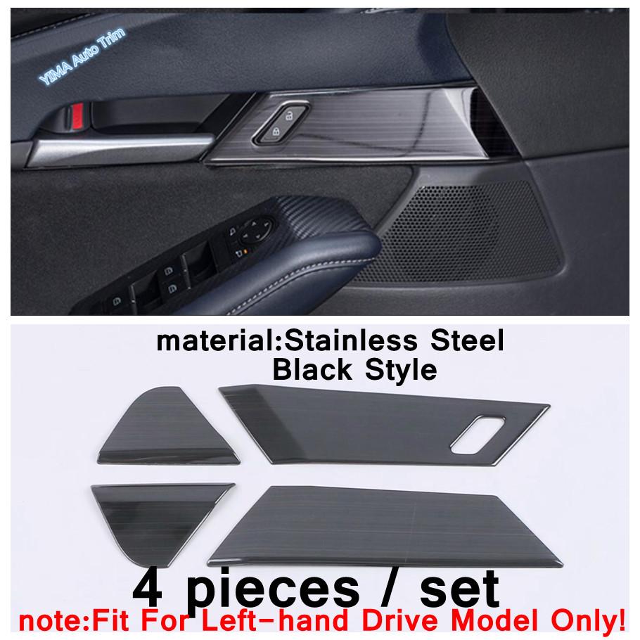Fit For Mazda CX30 CX-30 - 2025 Auto Footrest Pedal / Door Handle Bowl / Gear Shift Panel Cover Trim Interior Accessories