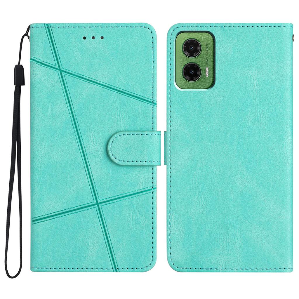 For Motorola Moto G35 5G Case Crazy Horse Texture PU Leather Wallet Stand Phone Cover