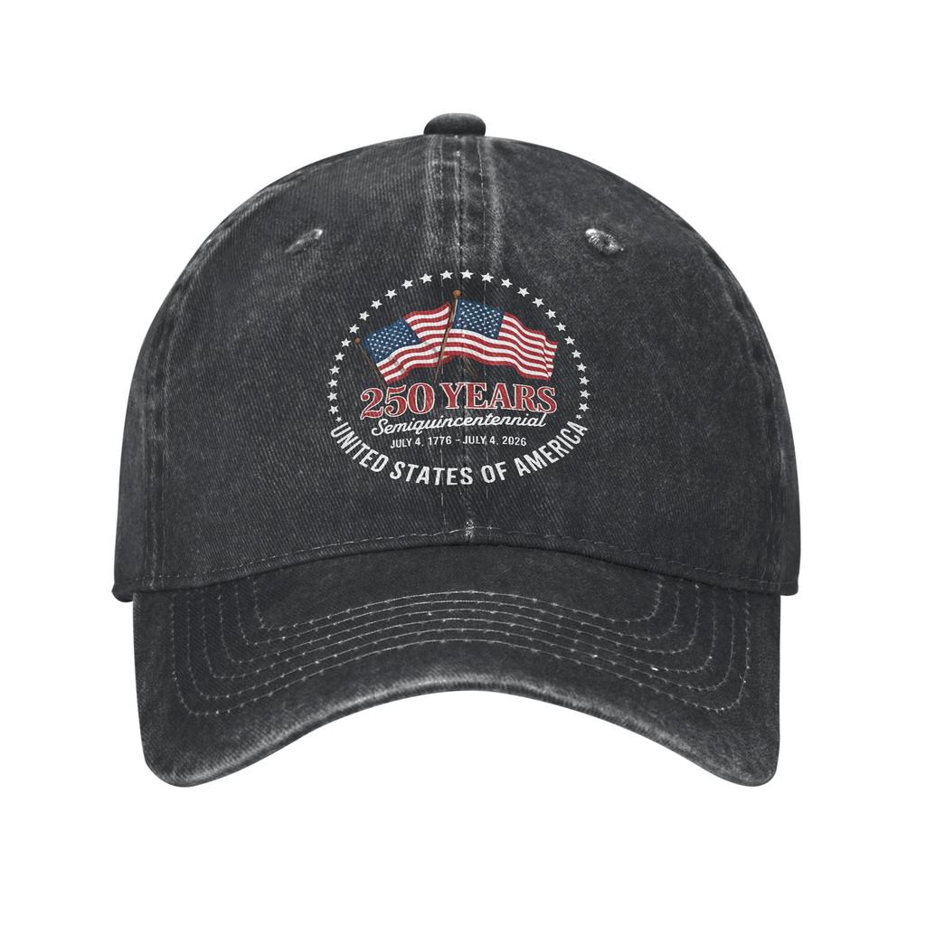 USA Th Commemorative Baseball Cap Retro Distressed Washed Sun Cap Unisex Women Outdoor Workouts Adjustable Fit Hats Cap