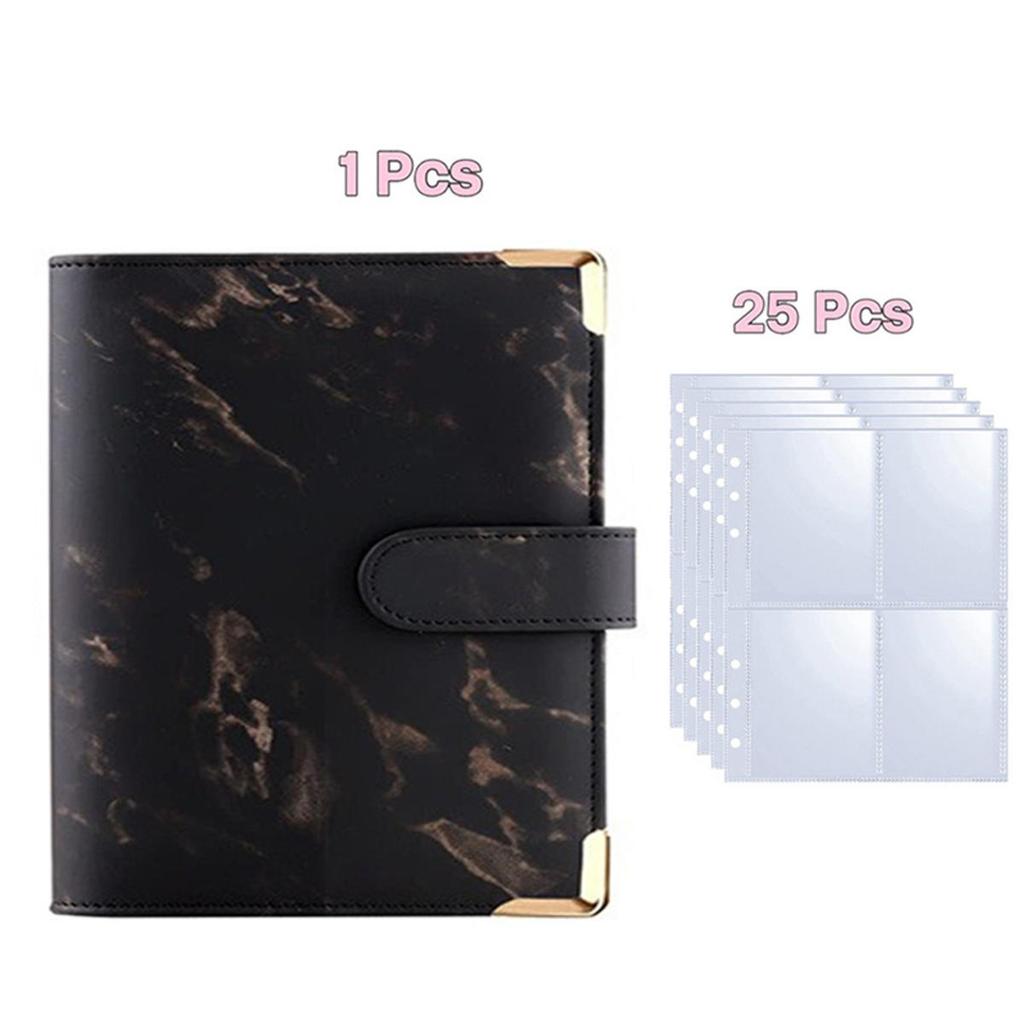 25 Pages Photo Card A5-Binder  Photo Albums Idol Cards Loose-leaf Collect Book Binder Photocard Holder