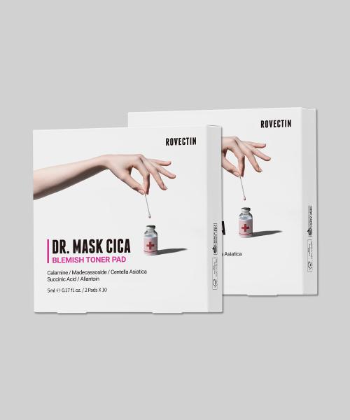 Rovectin Dr. Mask Cica Toner Pad 20 Sheets Double Set NONE