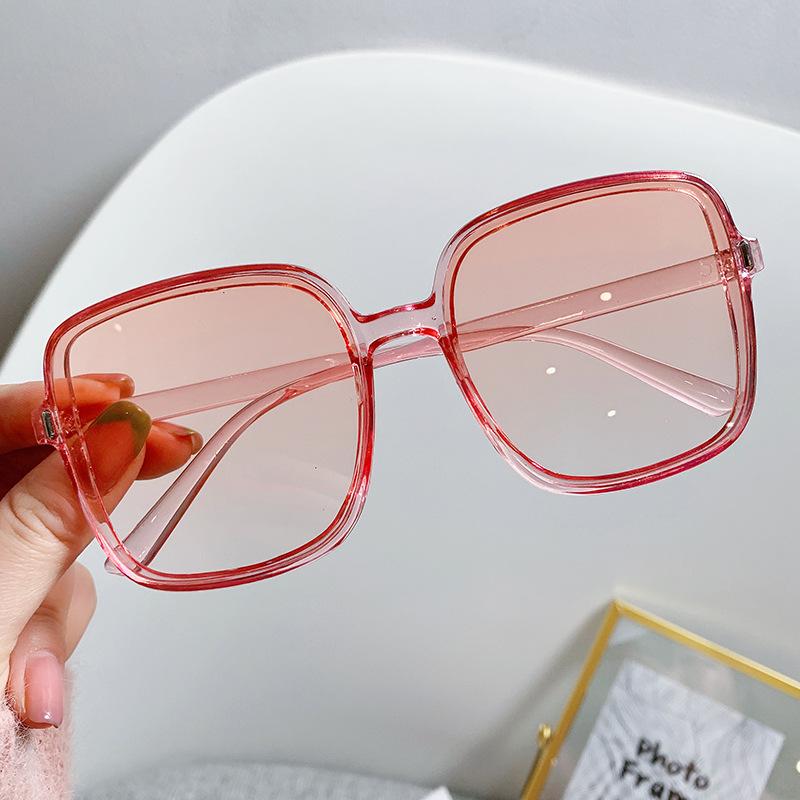 New Oversized Rectangle Sunglasses Women Men Vintage Square Sun Glasses UV400 Protection Fashion Eyewear
