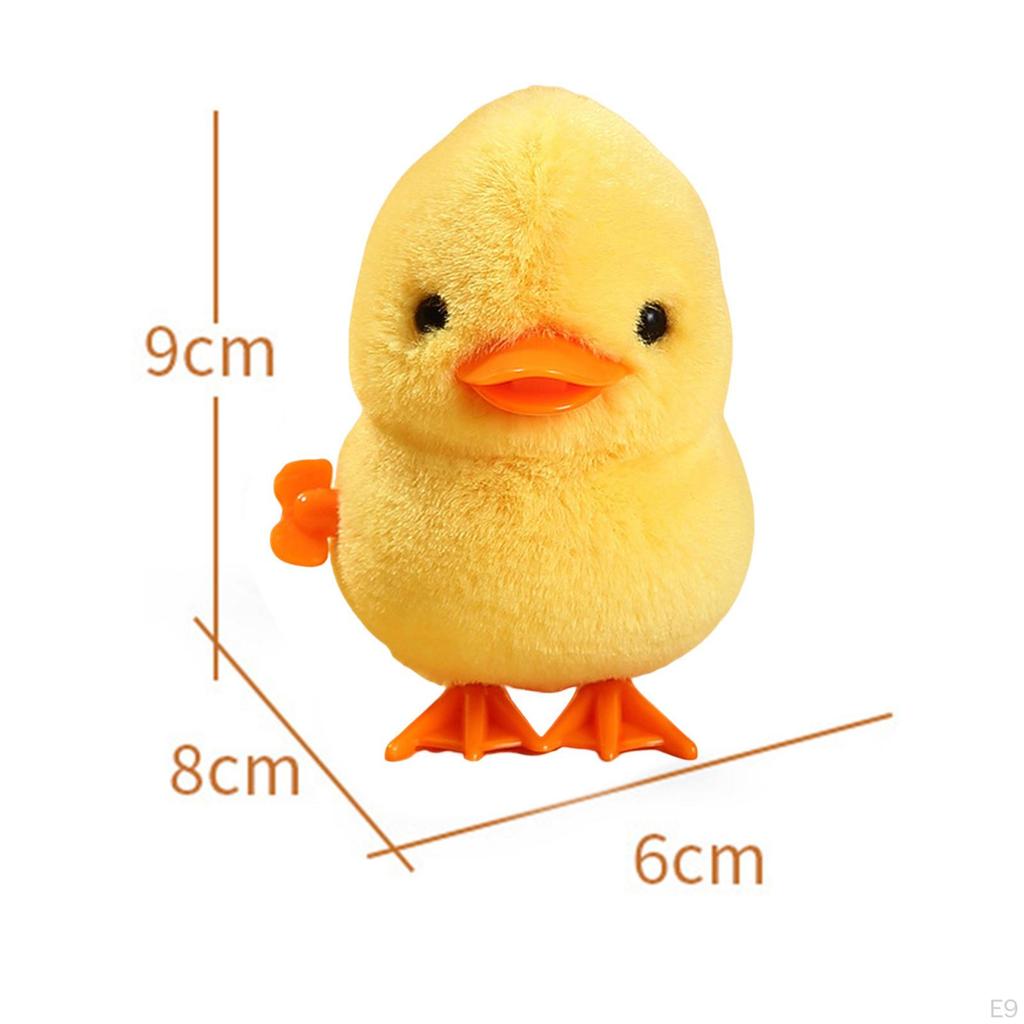 Plush Toy, Chick Toys, Realistic Stuffed Duck Jumping Cartoon Clockwork