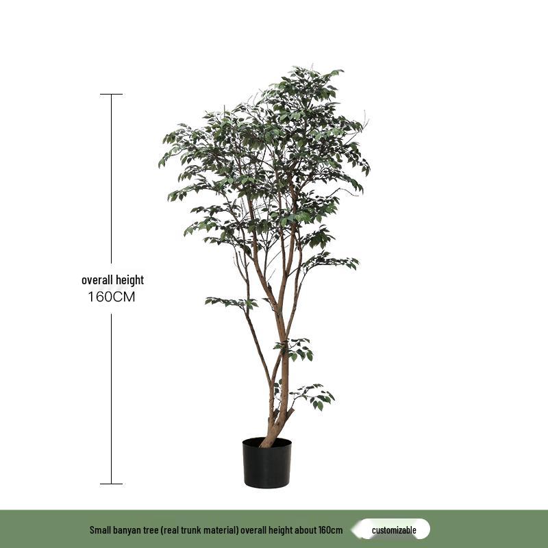 Luxury Fiddle-Leaf Fig Artificial Tree - Large Indoor Potted Plant Decor.
