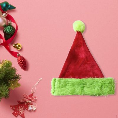 Chapeau de Père Noël Monstre Vert Décoratif Drôle pour Célébrations Cadeaux de Fête