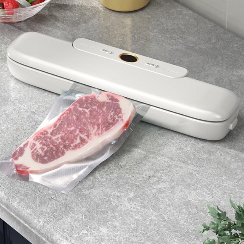 Vacuum Sealer Machine Style Plug Kitchen Vacuum Packer Machine with Free 10pcs Vacuum Bags Small Sealing Machine Food Vacuum Bags