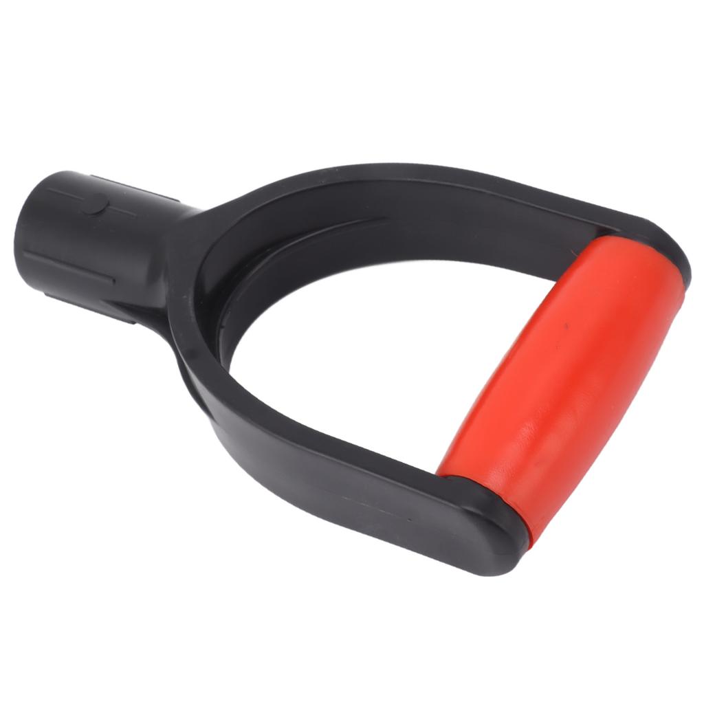 Shovel D Grip Handle 32mm Inner Diameter Silicone Grip Reinforcement Snow Shovel Handle Replacement for Digging Raking Tool