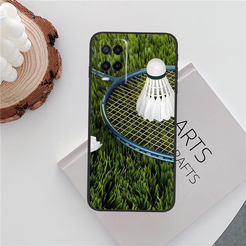 Badminton Ball Case For Oppo A15 A80 A60 A40 A94 A54 A98 A78 A18 A38 A58 A16 A76 A96 A17 A77 A74 A57S Cover