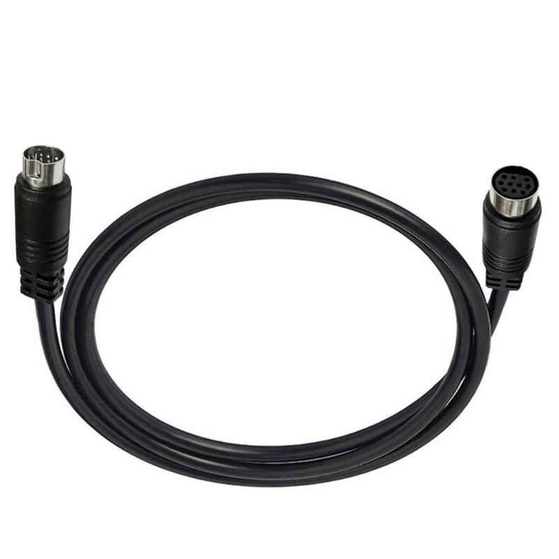 3/1.5/1/0.5m S-video Cable Male To Female 10Pin Mini DIN Computer Connector TV Cable For Projector VCR DVD Nickel Plated