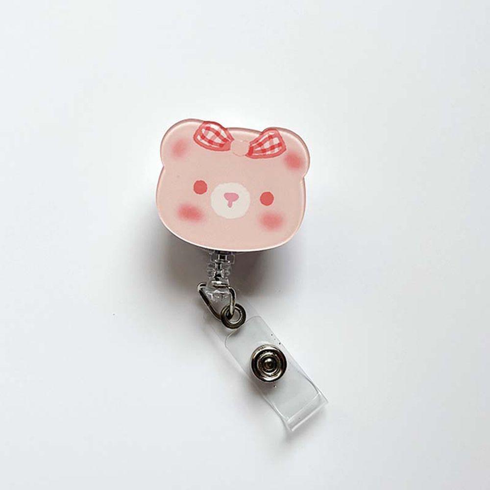 

Doctor Stationery Reel Clip ID Card Clips Name Card Holder Retractable Badge Reel Badge Holder B