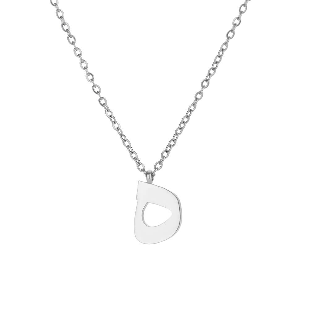 Náhrdelník z nerezové oceli s arabským písmenem pro ženy, zlatá barva, přívěsek s abecedou, choker, řetízek na klíční kost, trendy šperk, dárek