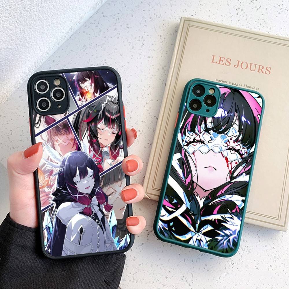 Genshin Impact Columbina For IPhone 11 12 13 14 15 16 Pro Max Plus Matte Translucent Phone Cover