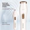 Women Electric Shaver Waterproof Painless Hair Trimmer for Bikini Body Legs Face Underarms Hair Removal Cordless