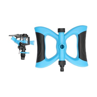 Plastic Sprinkler Rocker Nozzle 360 Degrees  Rotating Automatic Irrigation Sprinkler for Garden LawnBlue