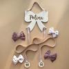 Wall Pendant Practical Exquisite Wood Hairband Storage Pendant Hair Bow Organizer Storage for Home