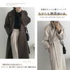 Merelop Ceto Chesterfield Solid Winter Plus Loose Elastic Cold Weather Office Commuter Women's Coat, Long, Color, Thick, Outerwear, Elegant,