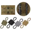 5Pcs Binding Buckle Non-slip High Elasticity Molle Design Strong Toughness Fixed Tactical Backpack Buckle Tie Buckle Outdoor Supply