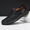 New Men's Handmade Leather Casual Comfortable Men's Leather Loafers Men's Flat Shoes Hot Selling Moccasins Big Size 39-48
