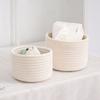 Nordic Style Desktop Storage Basket Cosmetics Basket Woven Storage Basket Desktop Organizer  Keys