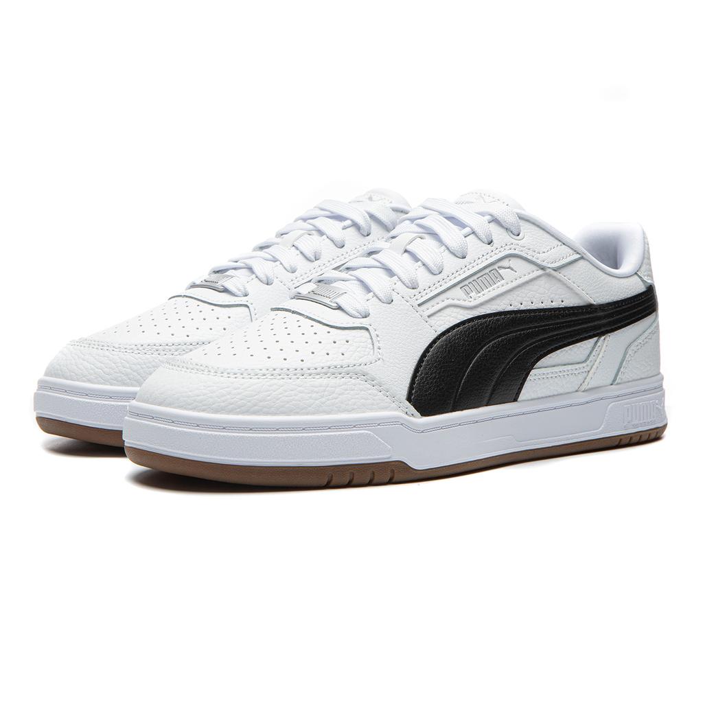 Puma Caven 3.0 Low Top Skateboard Shoes Unisex White Black 404490-04
