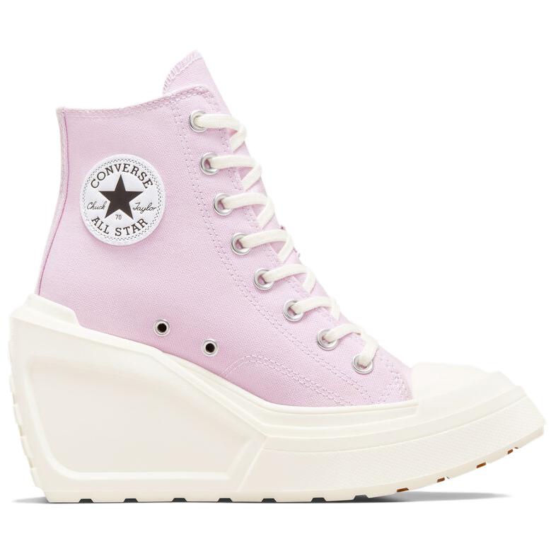 Converse Chuck 70 De Luxe Wedge Comfortable High-Top Canvas Shoes Women Sneaker Purple White Black A07584C
