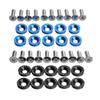 1/2set Scooter Fasteners Screws Handle Bar Screw Washers For Dualtron 1 2 3 Thunder Eagel Ultra Zero 9 Parts Car Screws