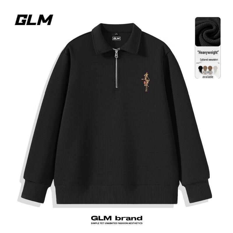 

GLM Men s Half-Zip Lapel Sweatshirt 2XL