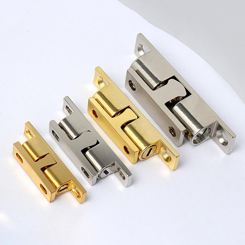 1 Set Door Lock Door Touch Latch Cabinets Interlock Switch Chassis Cabinet Spring Ball Locker Adjustable Brass Door Buckle