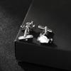 Personality Men's Penguin Cufflinks Black And White Enamel Animal Sleeve Button Accessories For Suit Shirt