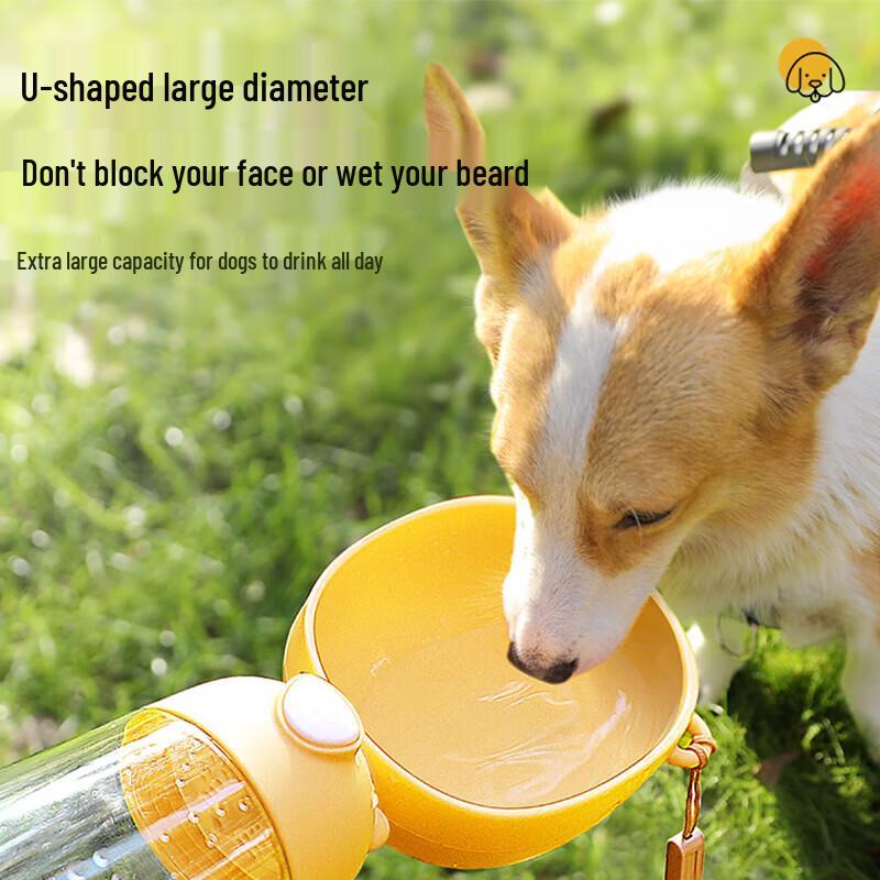 HELLOJOY Pet Travel Water & Food Bottle
