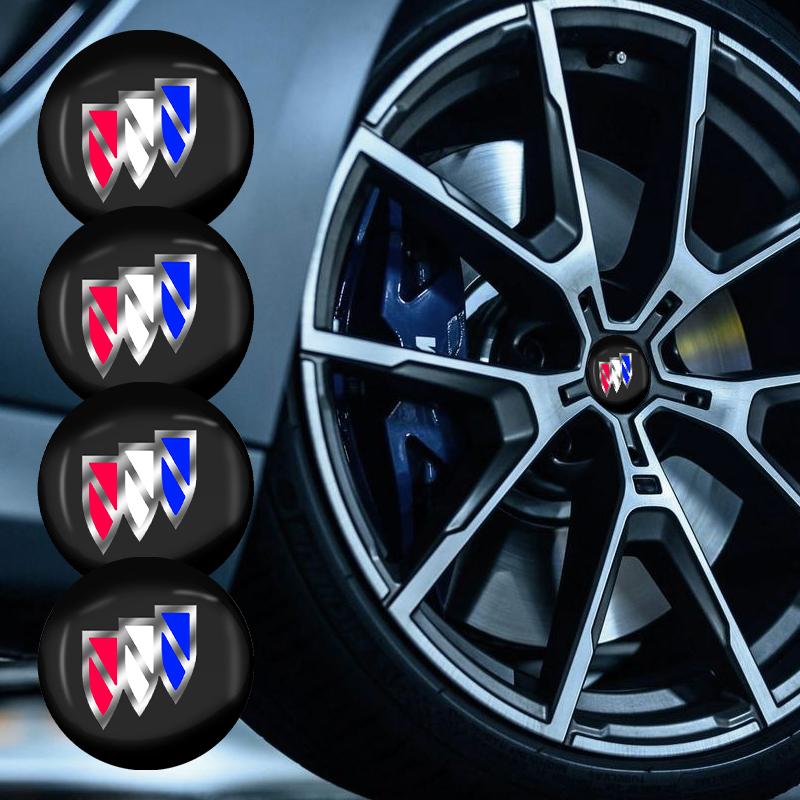 4Pcs 56/60MM Car Wheel Center Hub Caps Logo Cover Accessories For Buick GL8 Envista Park Avenue Royaum Verano Excelle GT Envision
