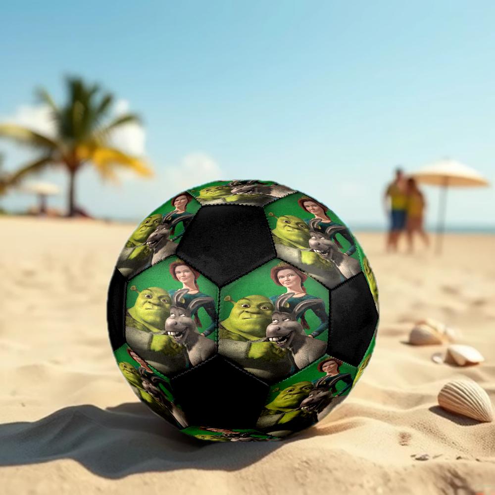 Shrek Theme Size 5 Soccer Ball, Suitable for Both Indoor and Outdoor Matches, a Gift Suitable for Everyone.