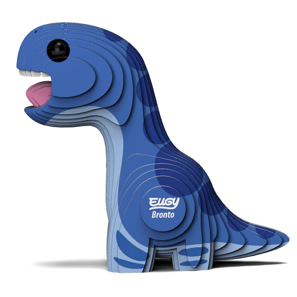 EUGY Brontosaurus Paper Puzzle - A fun educational toy for elementary school boys and girls, as well as adults, making it a great gift.