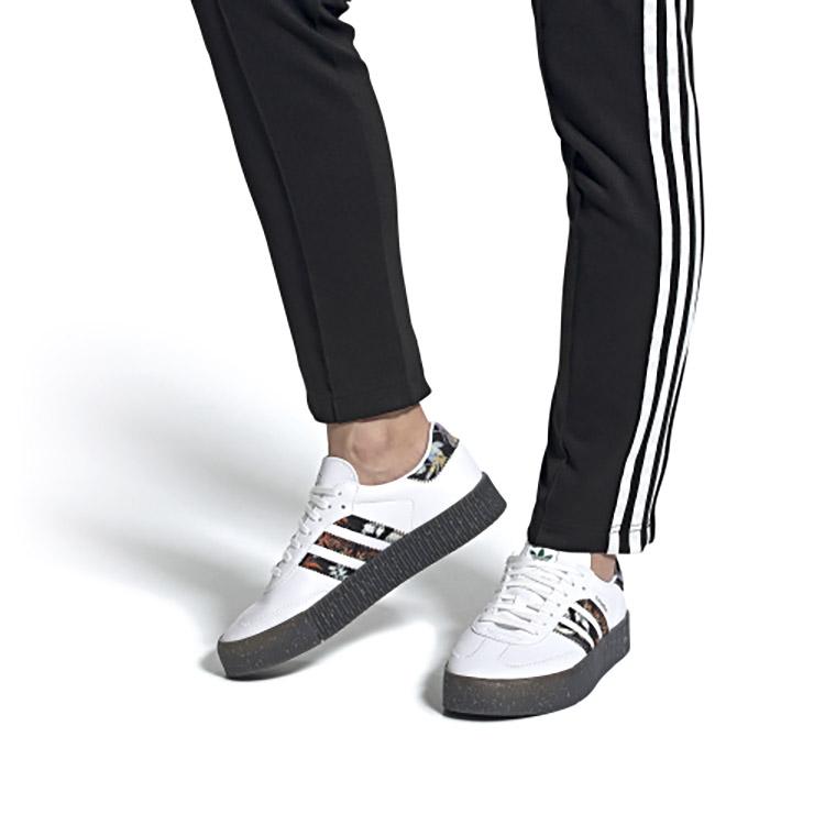 Adidas Originals Samba Low Top Sneakers Women Sneakers Black White Multicolor FZ3632