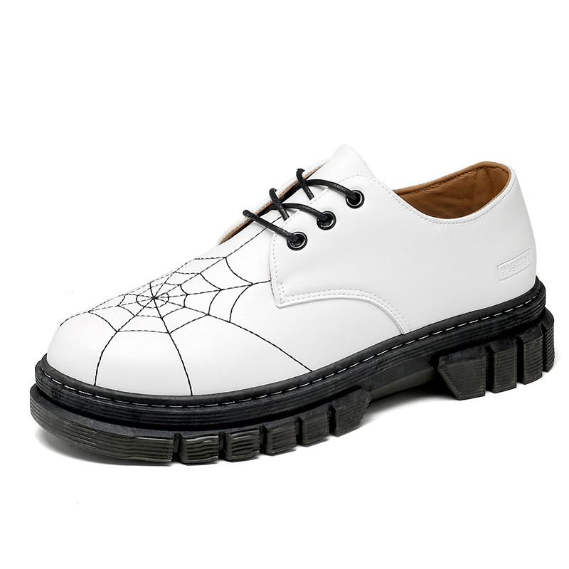 

Классические белые кожаные туфли мужские дизайнерские модные мужские туфли-оксфорды на каждый день на платформе формальные туфли для мужчин chaussure hommes 39
