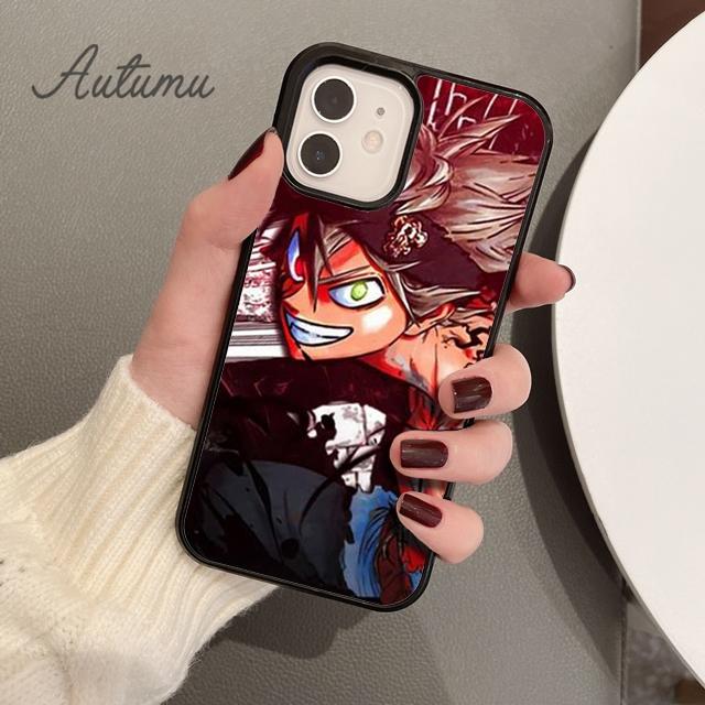 

Чехол для телефона с логотипом «Черный клевер» в стиле аниме для iPhone 11 12 13 14 Pro Max mini X XR XS SE 2020 6S 7 8 Plus Samsung Galaxy S21 S22 Samsung S22ultra