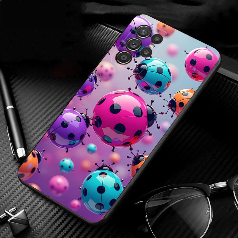 Phone Case For Samsung Galaxy S26 S25 S24 S23 S22 S21 Ultra S24 S23 S22 S21 S25 Plus S24 FE Ladybug
