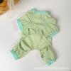 Dog four-legged clothing spring and summer thin breathable hollow pet clothing cat clothes than bear teddy ragdoll cat