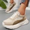 Large Size Single Shoes Women's Autumn New Platform Trend Versatile Dad Shoes Casual Sports Women