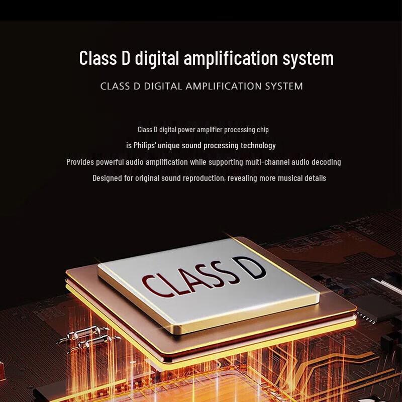 Philips TAM5008 Bluetooth Wooden Desktop CD Player