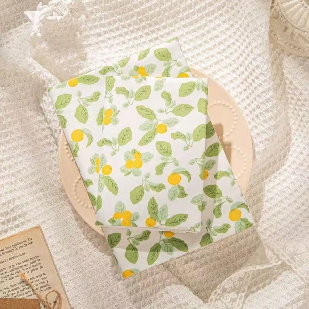 A5 A6 Orange Leaves Notebook Cover Planner Case Cover Protective Shell Journal Cover Guard Office Stationery Supplies