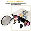 Trendy Large Capacity Zipper Pouch Simple Modern Durable Storage Bag Travel Accessories Gift