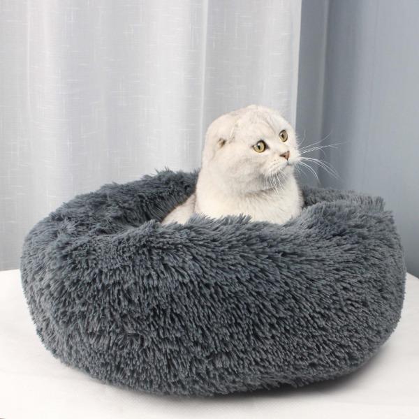 Removable and Washable Round Plush Dog Kennel and Cat Kennel That Can Be Used In All Seasons  Dog Mat  Cat Mat  Pet Mat