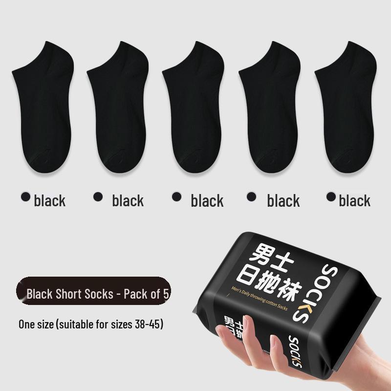 Men's Winter Thick Disposable Cotton Ankle Socks - Odor-Resistant & Wash-Free Travel Essentials