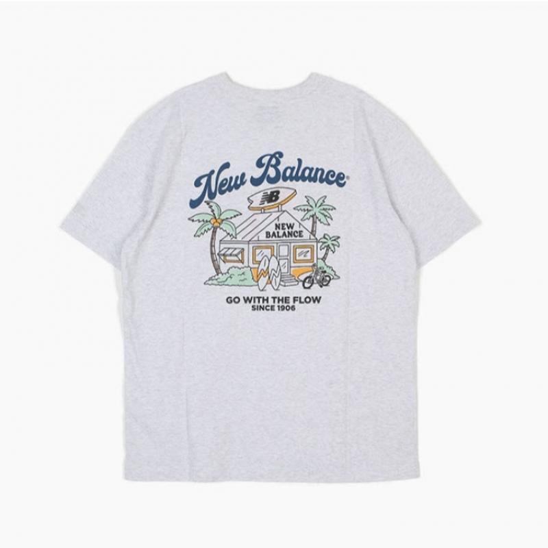 New Balance Tee Lqj Nbnefco243 16 Uni Nb Boy Board Shop Short Sleeve Tee  S