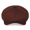 British Retro Octagonal Hat Big Head Circumference Casual Men's and Women's Four Season Retro Beret