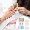 Natural Nail Prep Set Nail Manicure Kit Shine Pedicure Kit With Buffer For Women For Women Girls Beginner Home Salon Daily Party